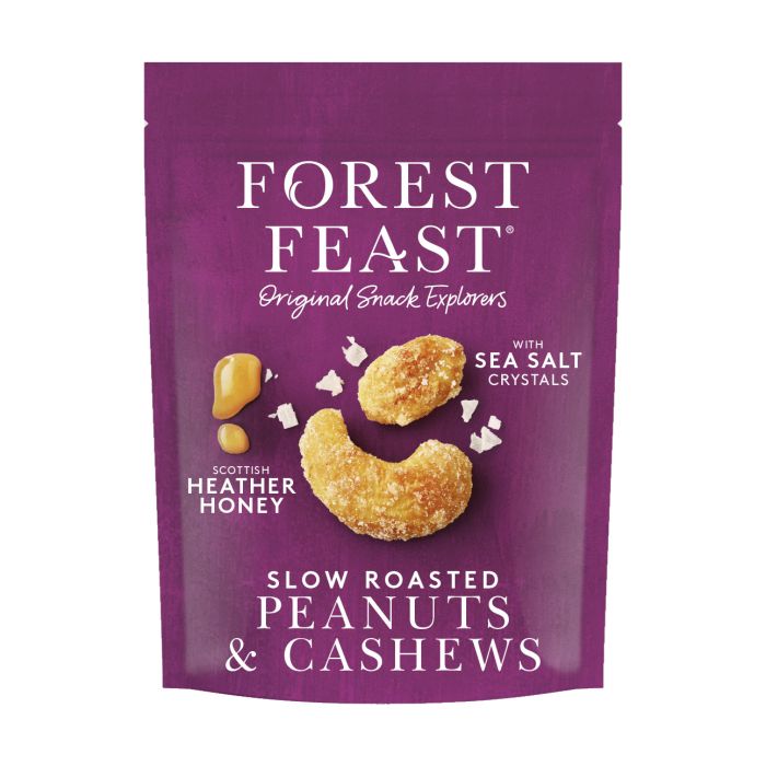 Forest Feast Scottish Heather Honey Roasted Peanuts & Cashews NK 8 x 120g