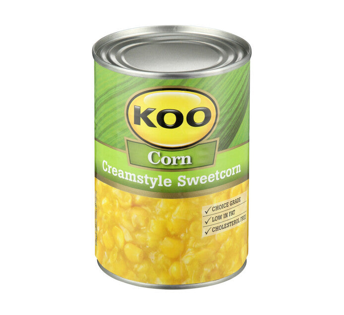 Koo Creamstyle Sweetcorn 12 x 415g