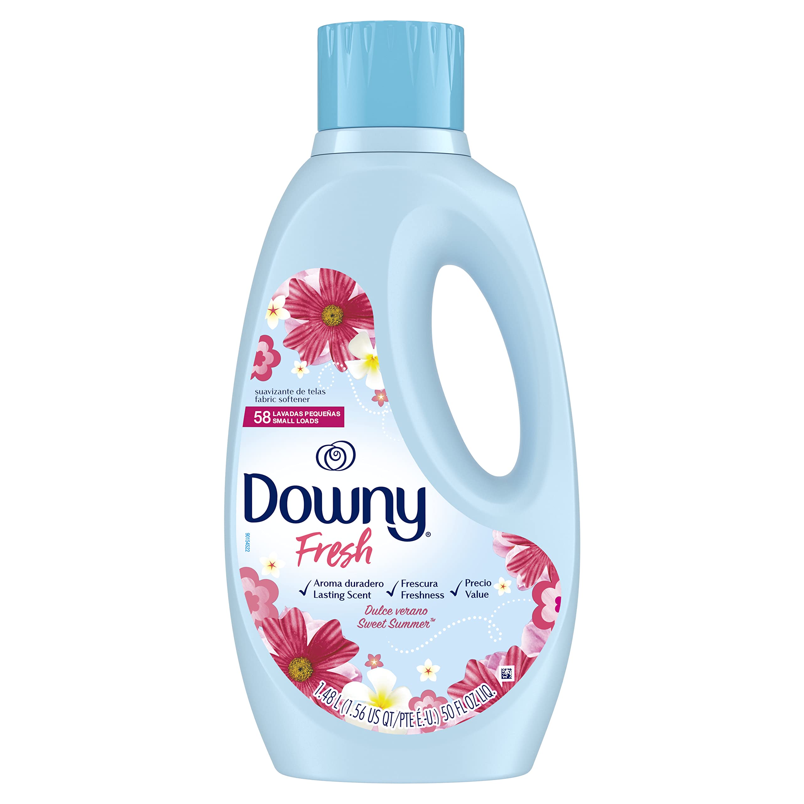 Downy Fresh Sweet Summer Fabric Softener 4 x 1.48l (50oz)