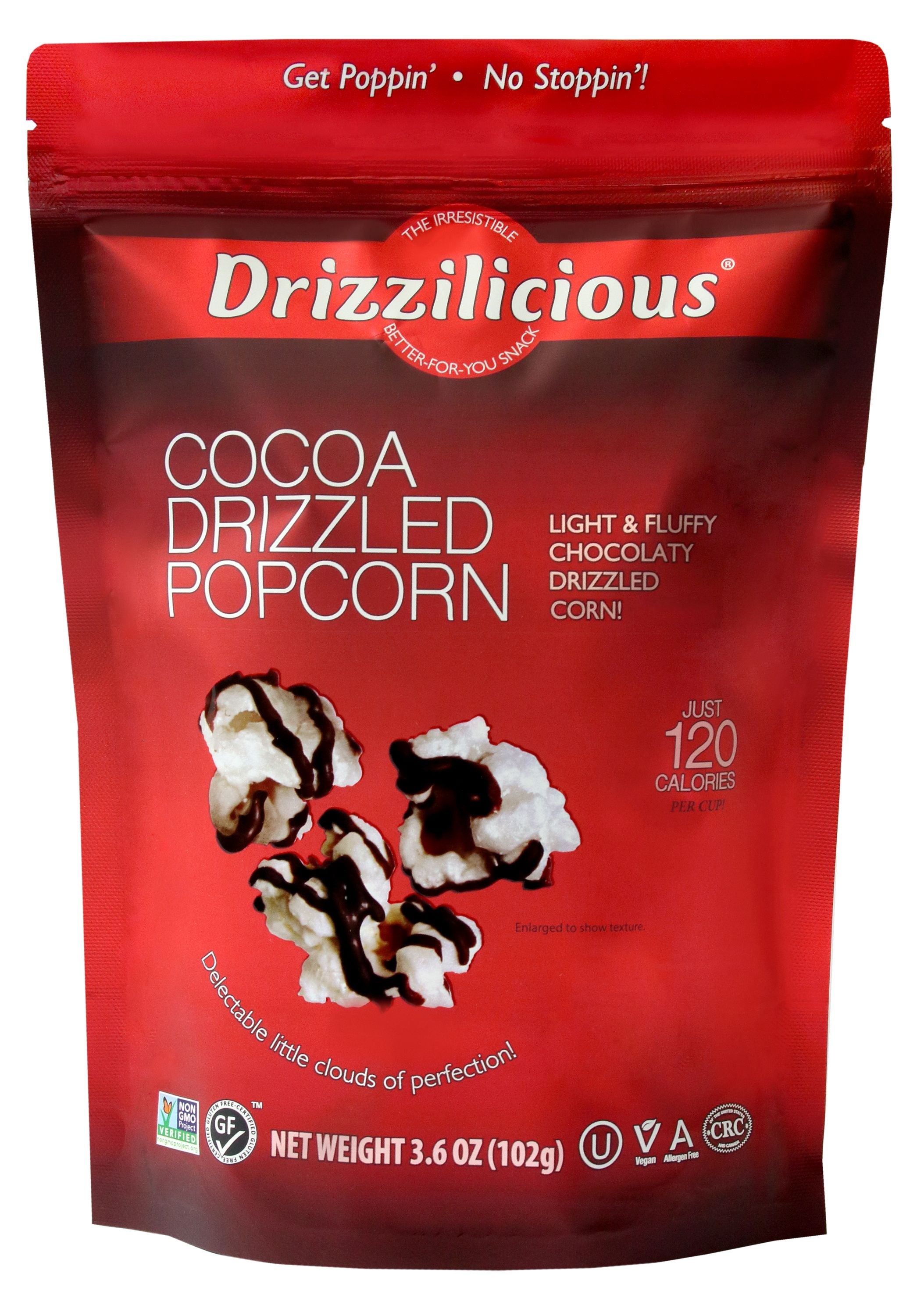 Drizzilicious Popcorn Chocolaty Drizzled Cocoa DE 6 x 128g