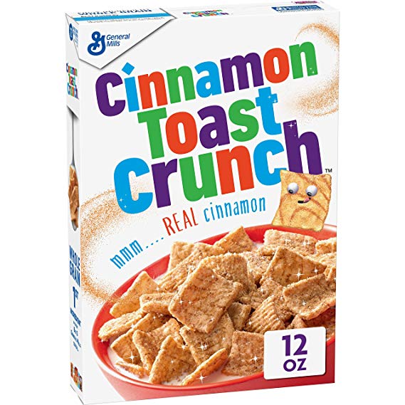 General Mills Cinnamon Toast Crunch Cereal 12 x 340g (12oz)
