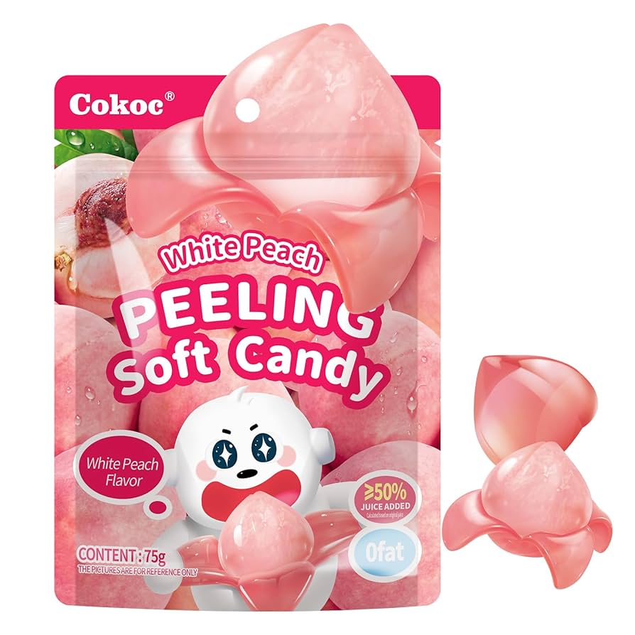 Cokoc Peelable Gummies Peach 50 x 75g