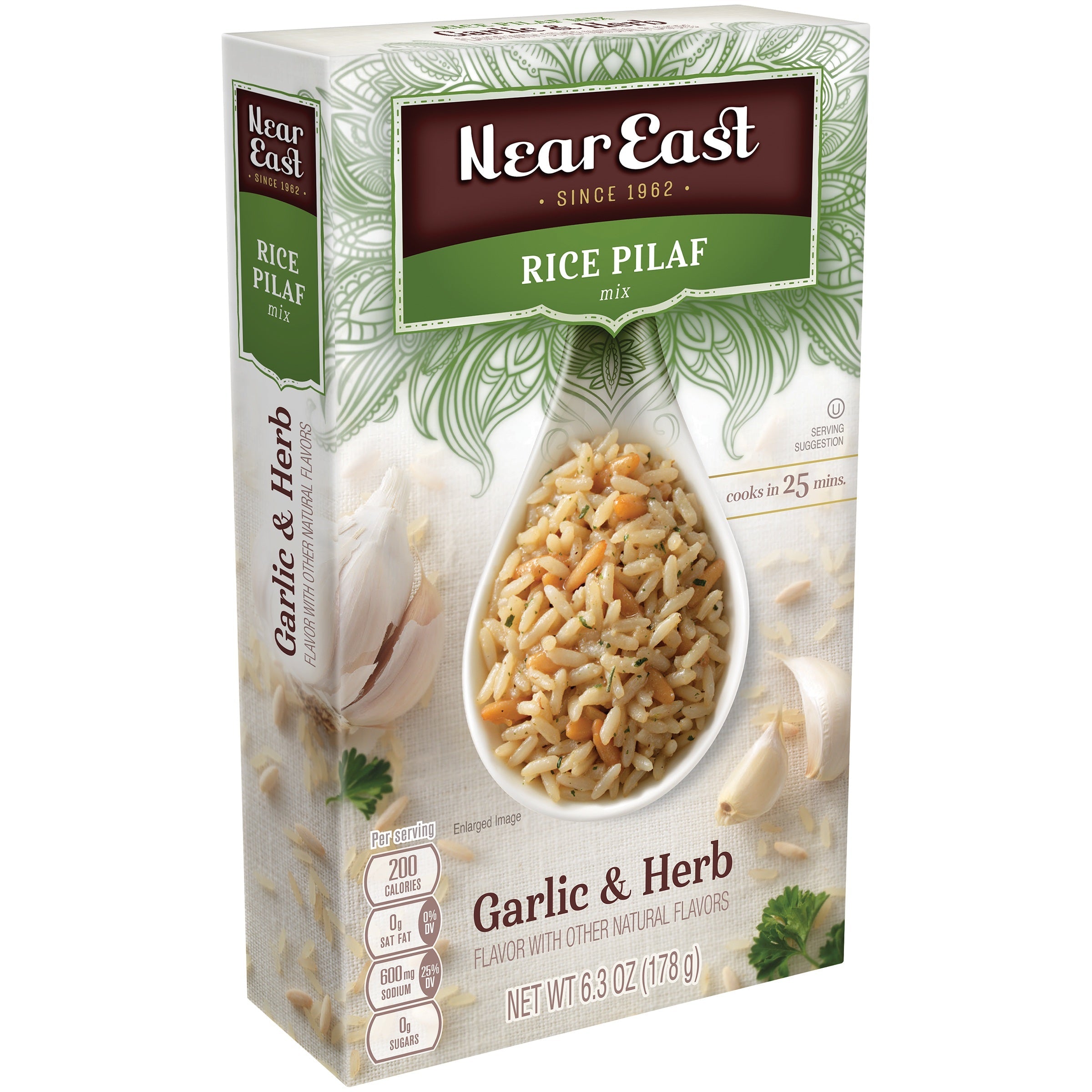 Near East Pilaf Garlic & Herb 12 x 179g (6.3oz)