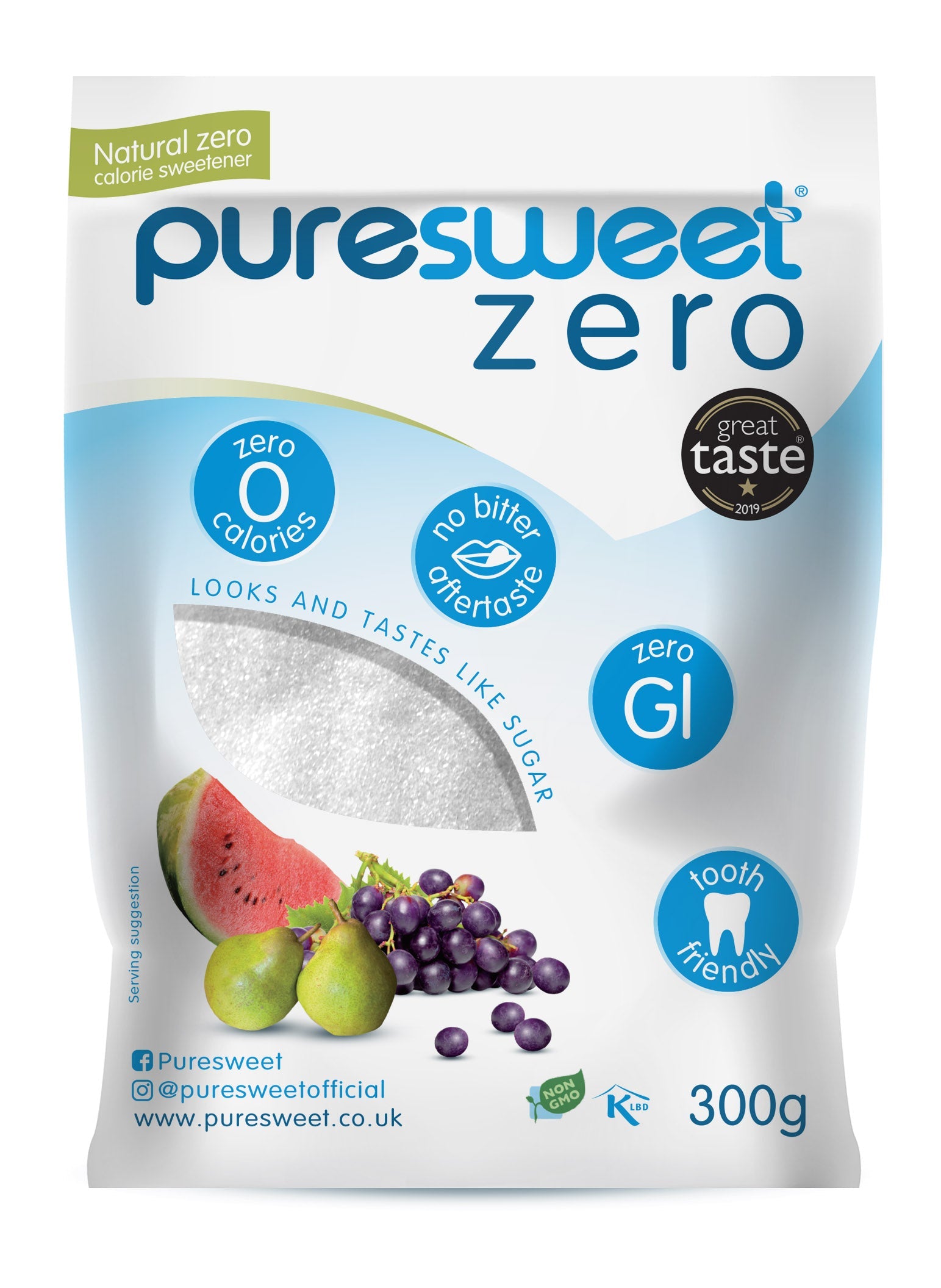 Pure Sweet Erythritol 8 x 300g
