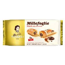 Vicenzi Puff Pastry Hazelnut Cream Dairy  16 x 125g