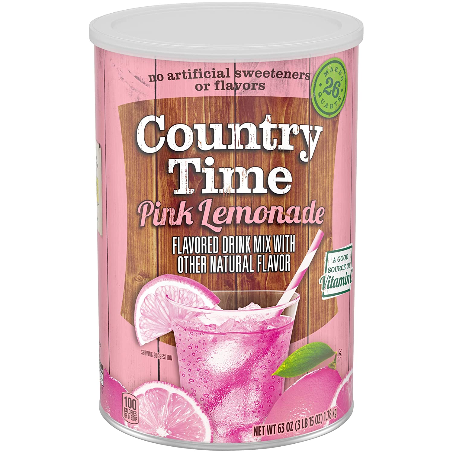 Country Time Pink Lemonade Mix 6 x 1.78kg (63oz)