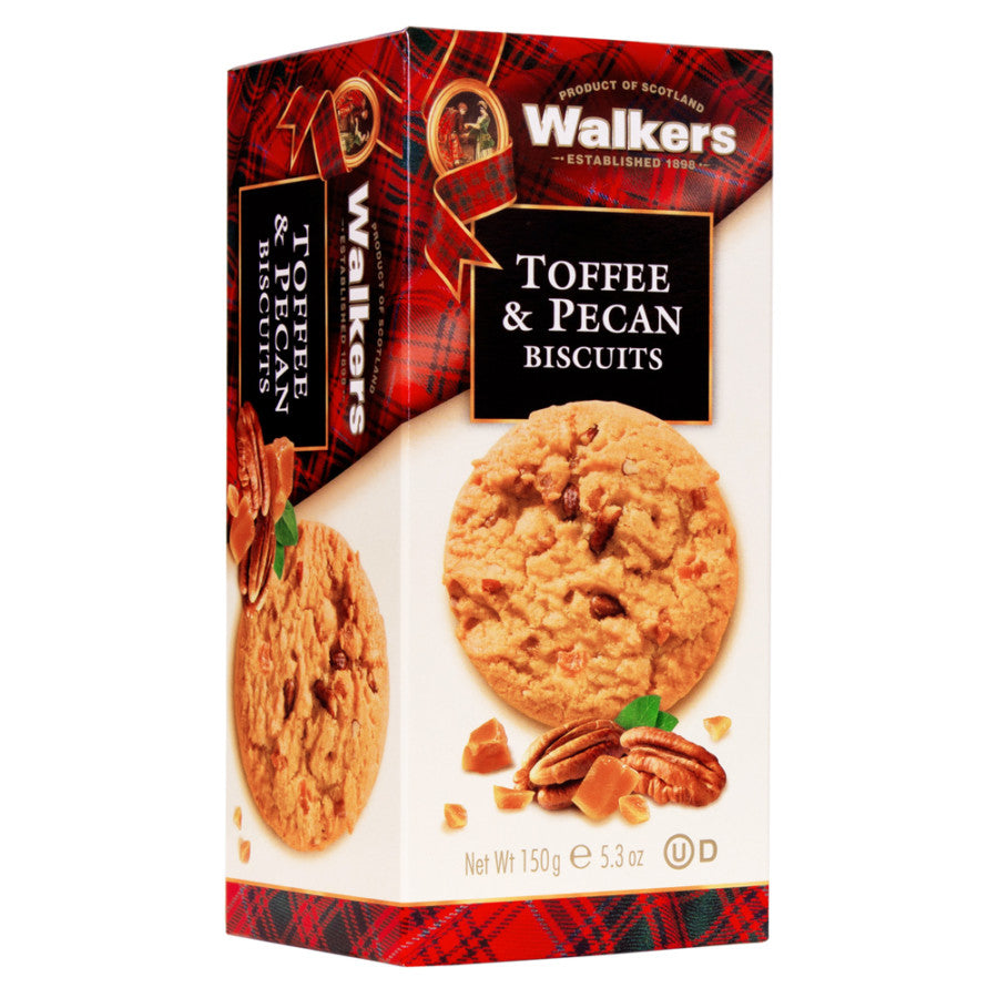 Walkers Biscuits Toffee & Pecan 12 x 150g