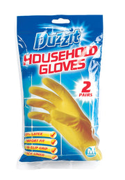 151 Duzzit Household Gloves 2Pk Medium 48 x 48