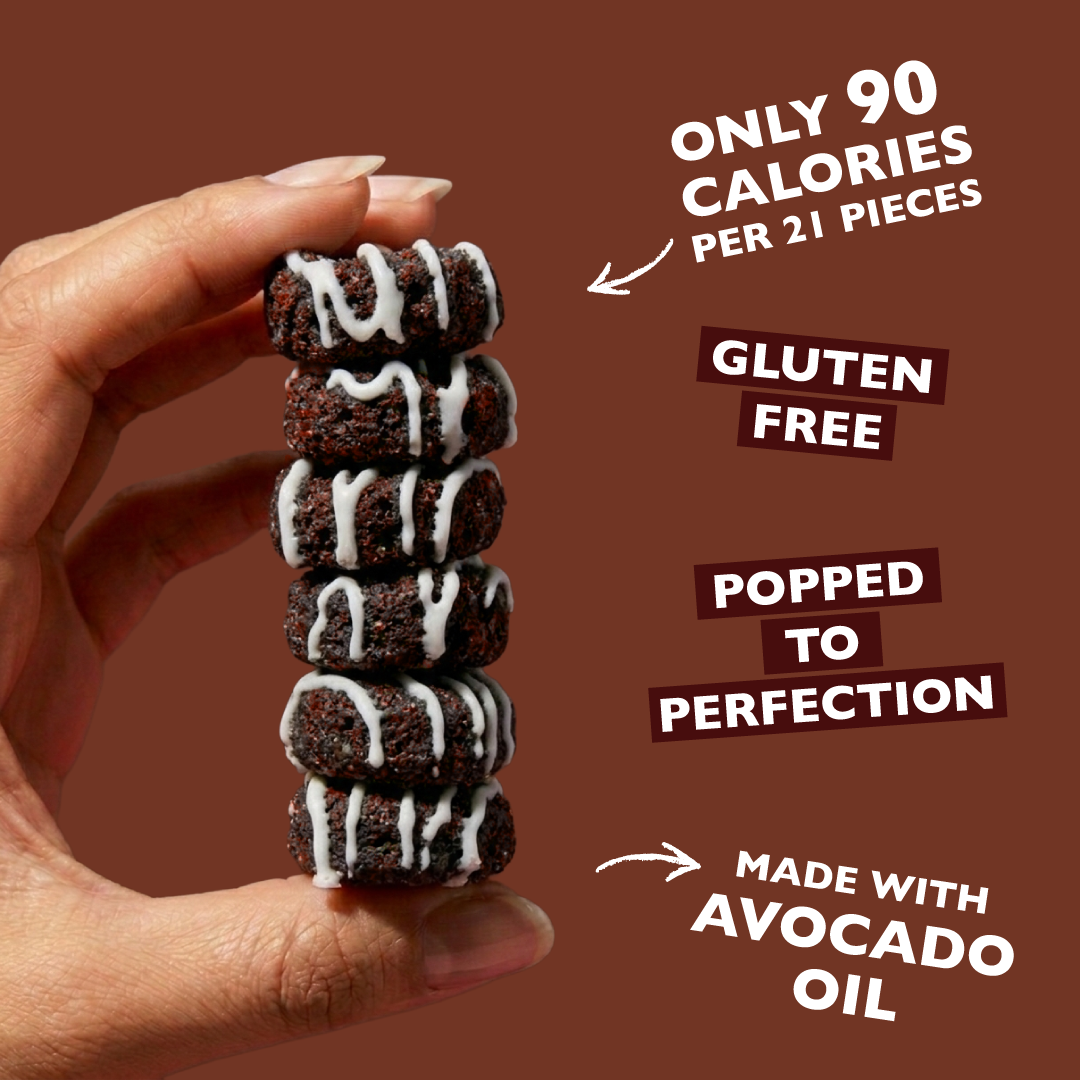 Drizzilicious Cookies & Cream Bites 21g, a low-calorie snack perfect for lunchboxes.