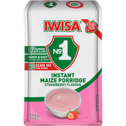 Iwisa Instant Porridge Strawberry 10 x 1kg