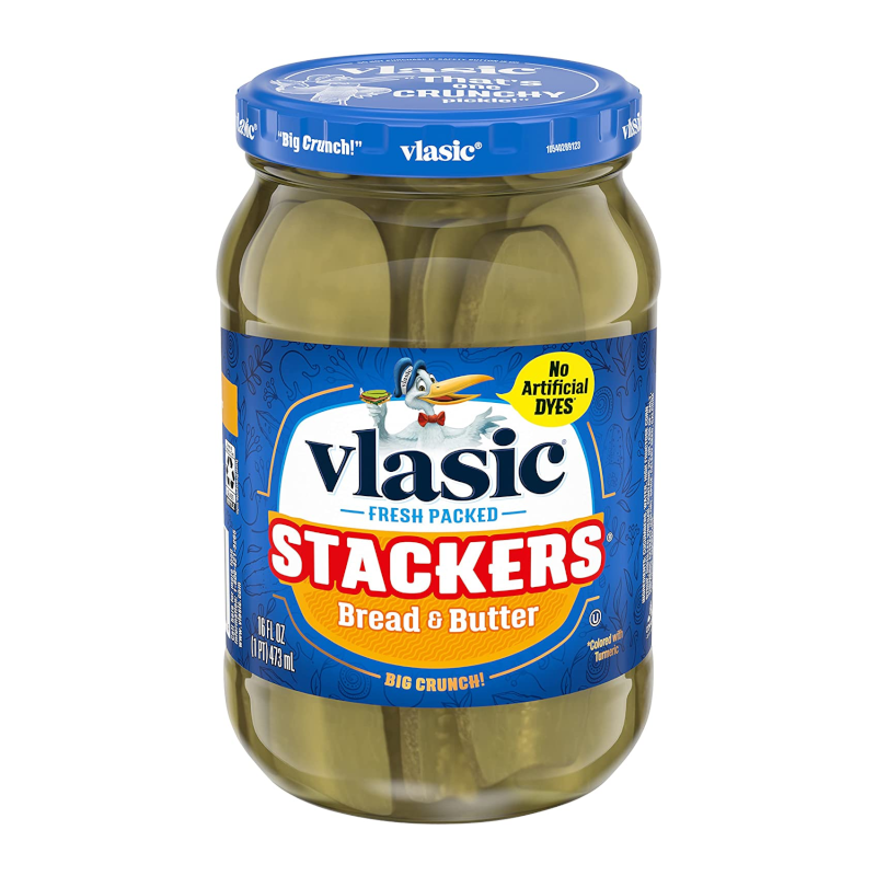 Vlasic Pickles Stackers Bread & Butter 6 x 473ml (16fl oz)