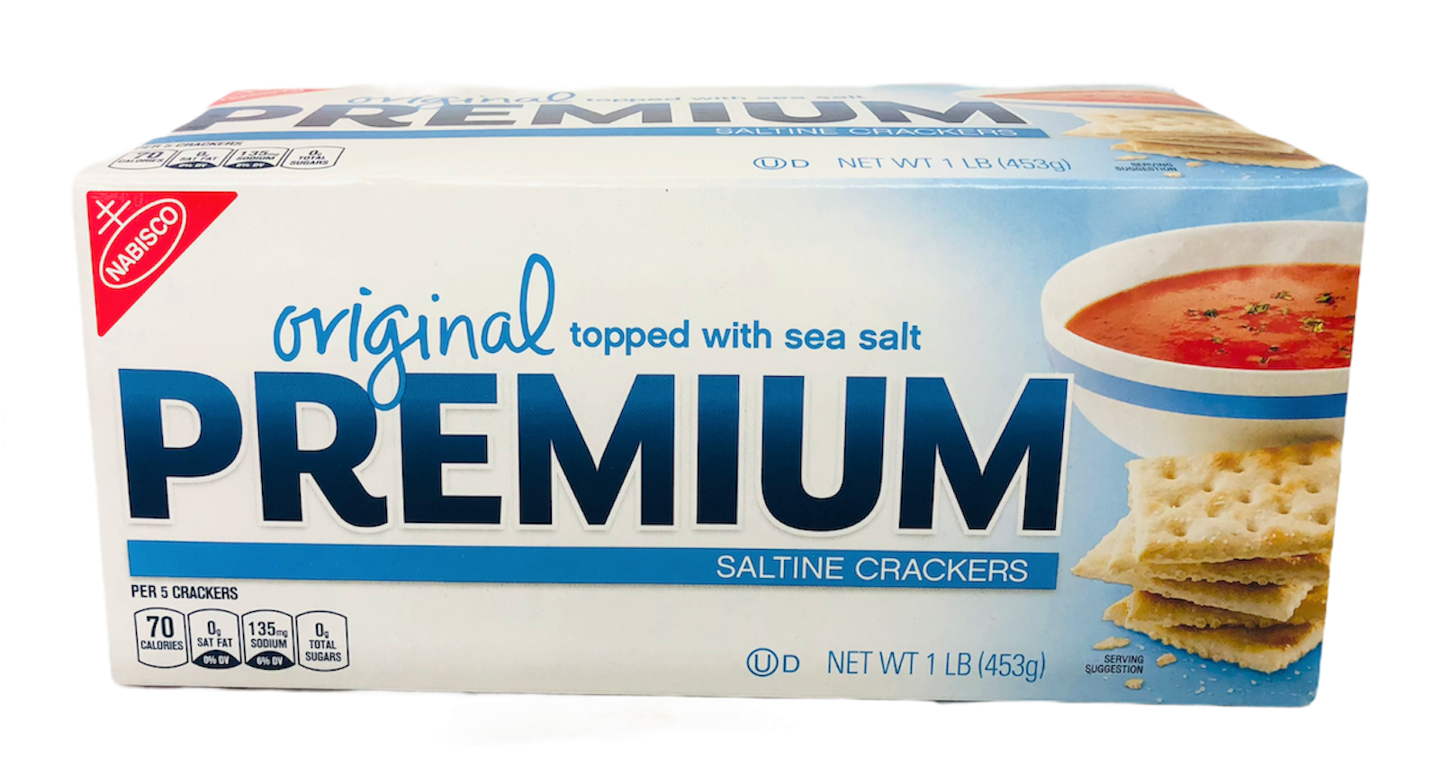 Nabisco Premium Saltine Crackers 12 x 453g (16oz)