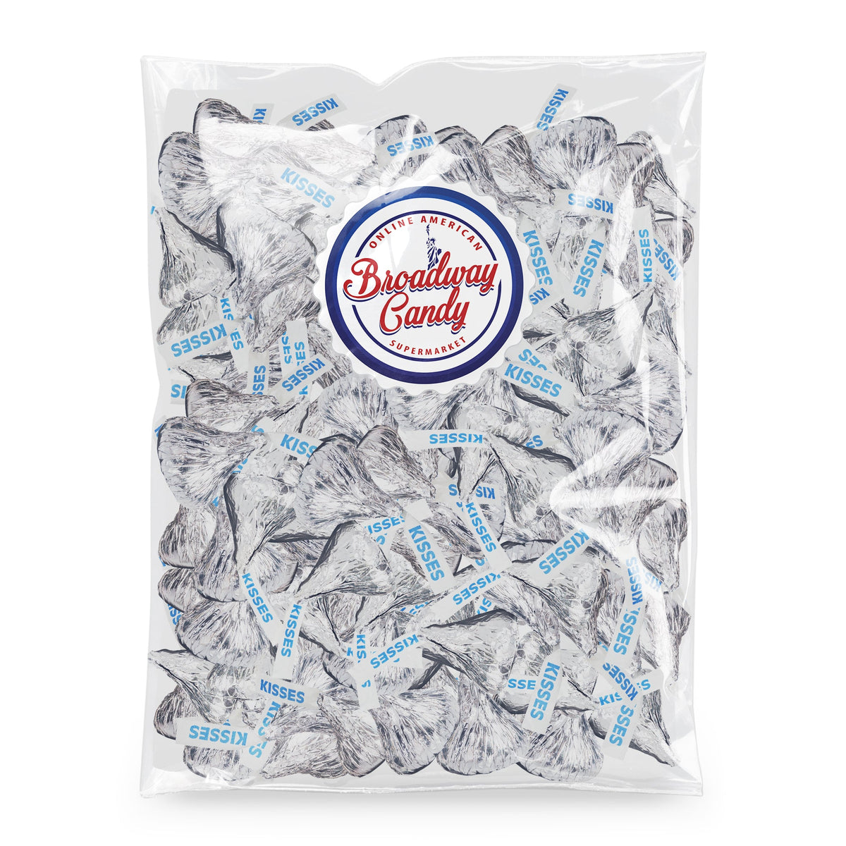 BULK Hershey's Kisses Silver 1kg