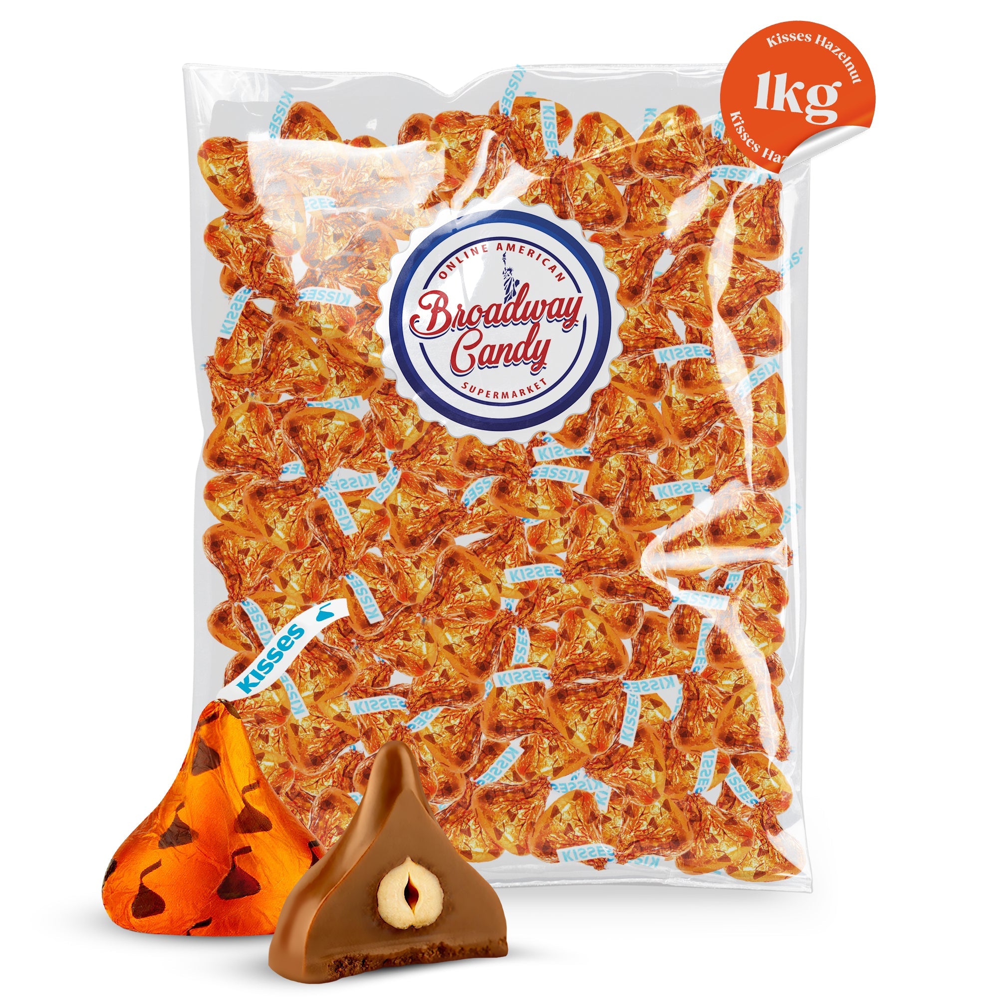 BULK Hershey's Kisses Hazelnut 1kg