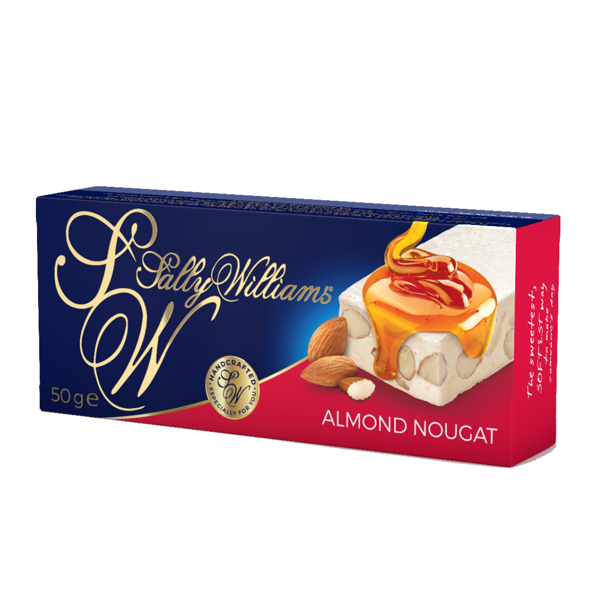 Sally Williams BAR Nougat Roasted Almonds 12 x 50g
