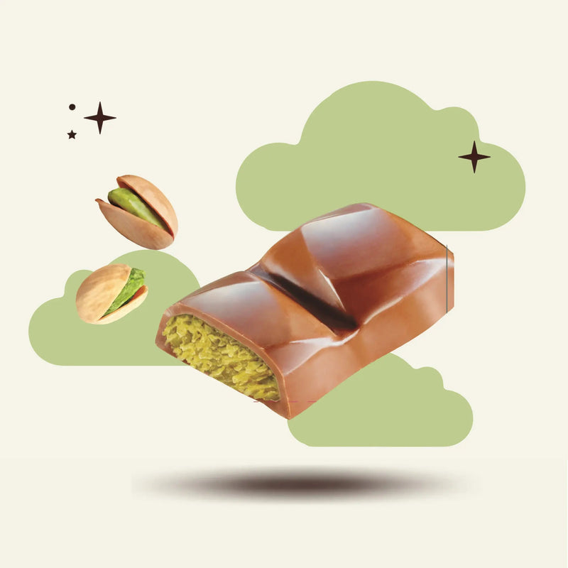 7th Heaven Dubai Style Pistachio and Kadayif mini bars