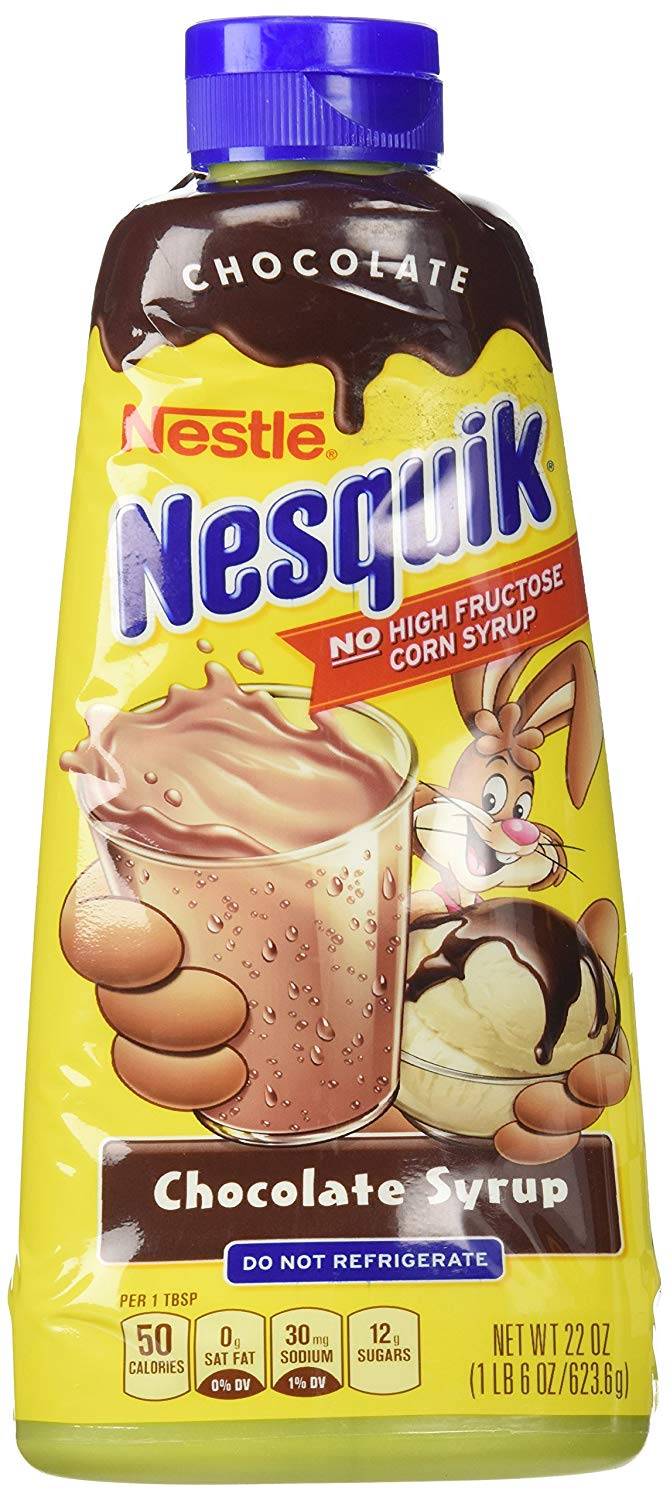 Nesquik Syrup Chocolate 6 x 623g (22oz)