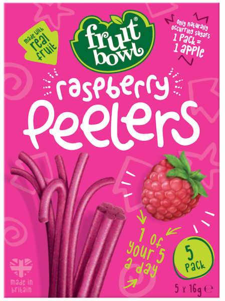 Fruit Bowl Peelers Raspberry 8 x 5 x 16g