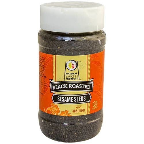 Natural Earth Products Black Roasted Sesame Seeds 12 x 114g