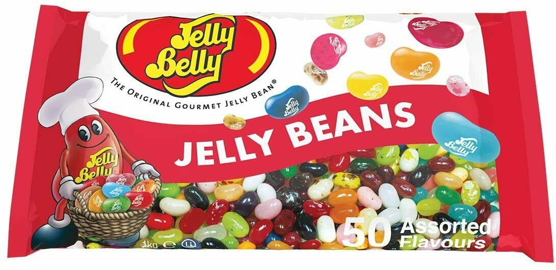 Jelly Belly Bulk 50 Assorted Flavours NK 4 x 1Kg