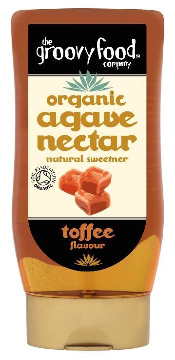 Groovy Food Agave Nectar - Toffee Flavour 6 x 250ml