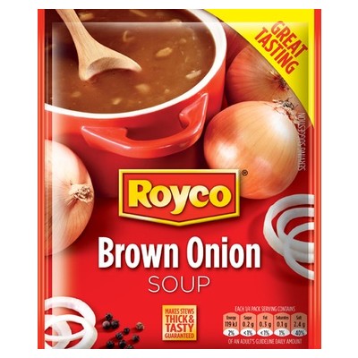 Royco Regular Soup Brown Onion 10 x 45g NK