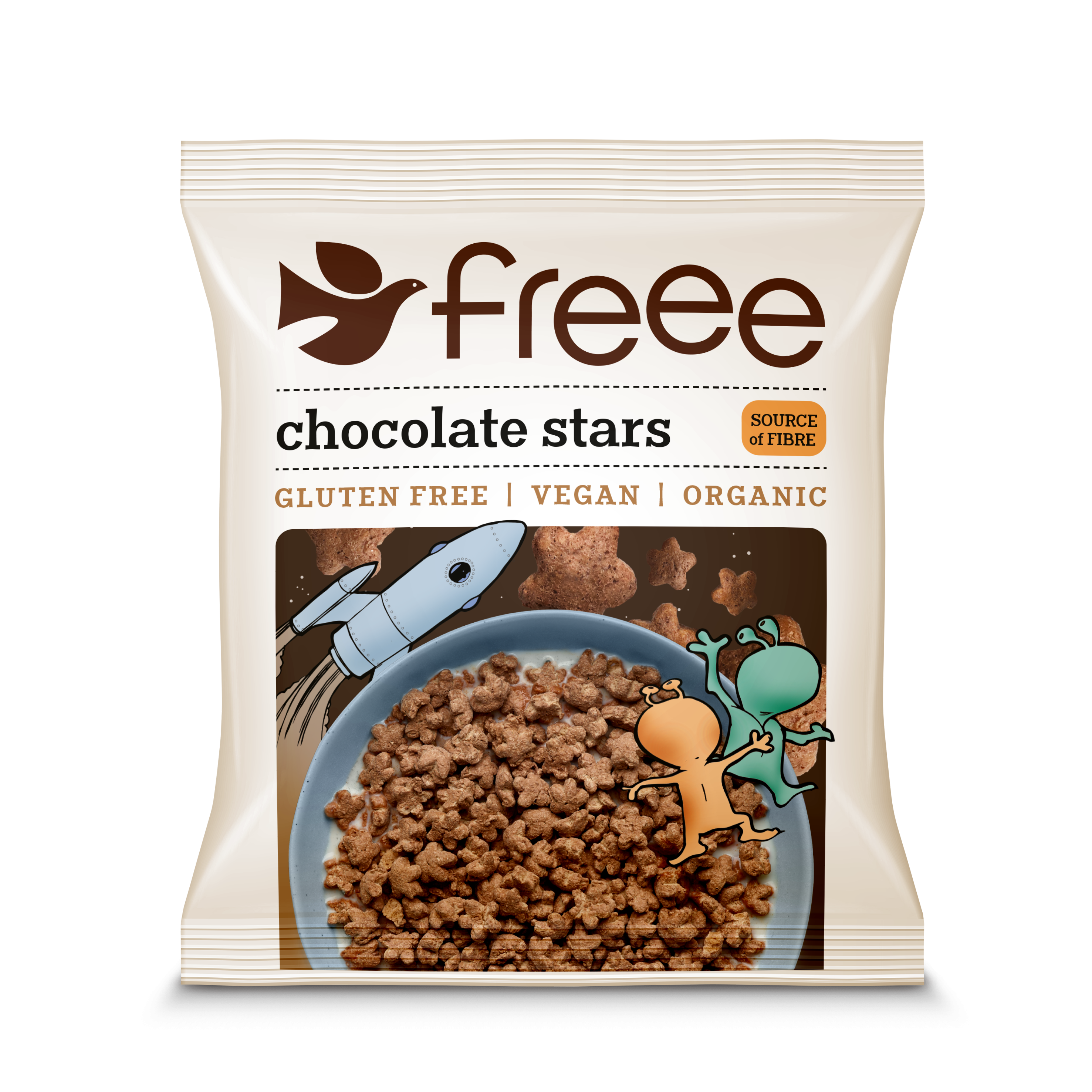 Doves Farm GF Single Serve Chocolate Stars 20 x 25g