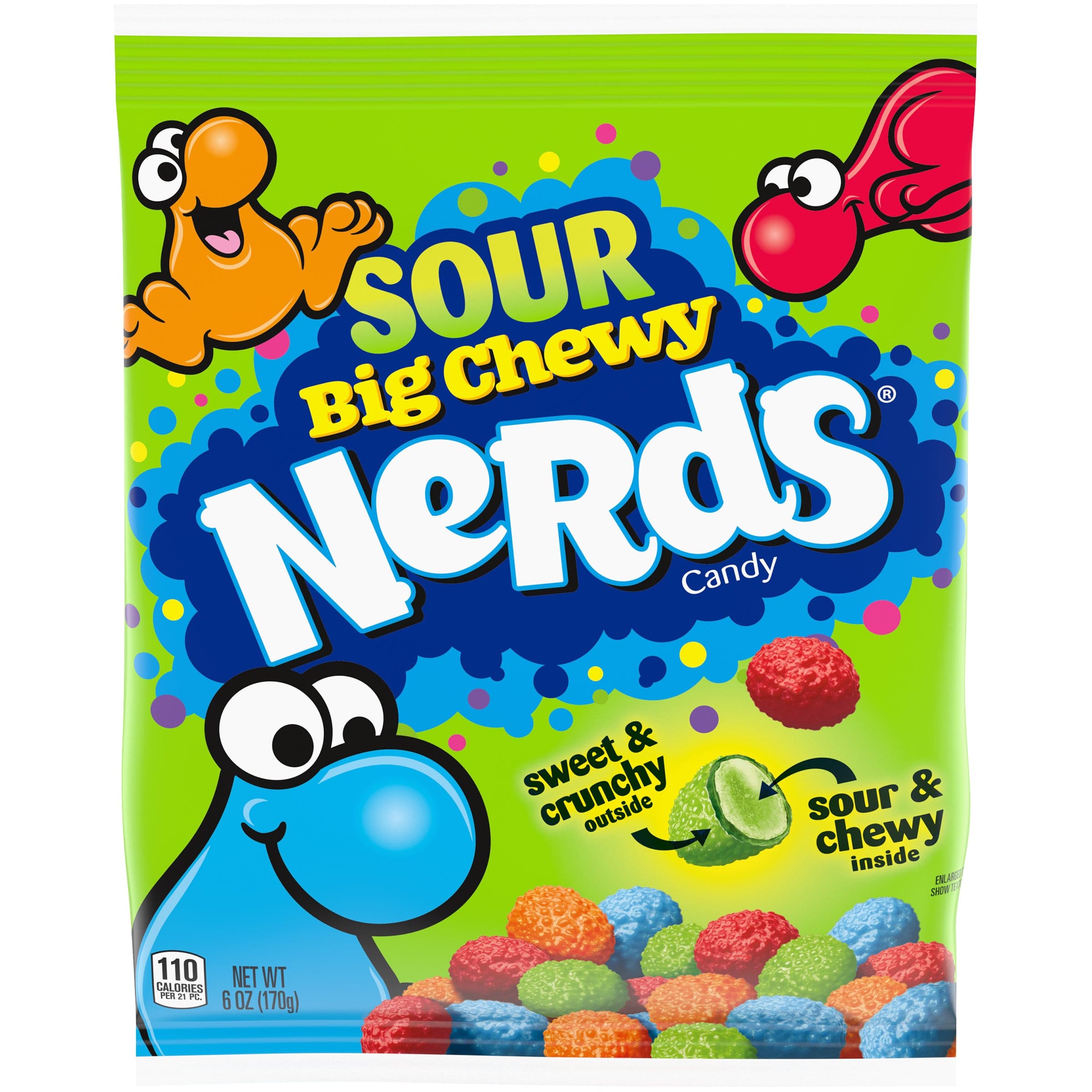 Nerds Sour Big Chewy Peg Bag NK 12 x 170g (6oz)
