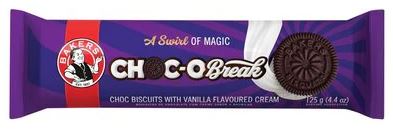 Bakers Choc-Break-Vanillla Flavoured Cream 15 x 125g