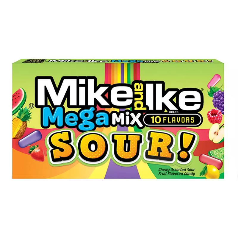 Mike & Ike Theater Box Mega Mix Sour 12 x 120g
