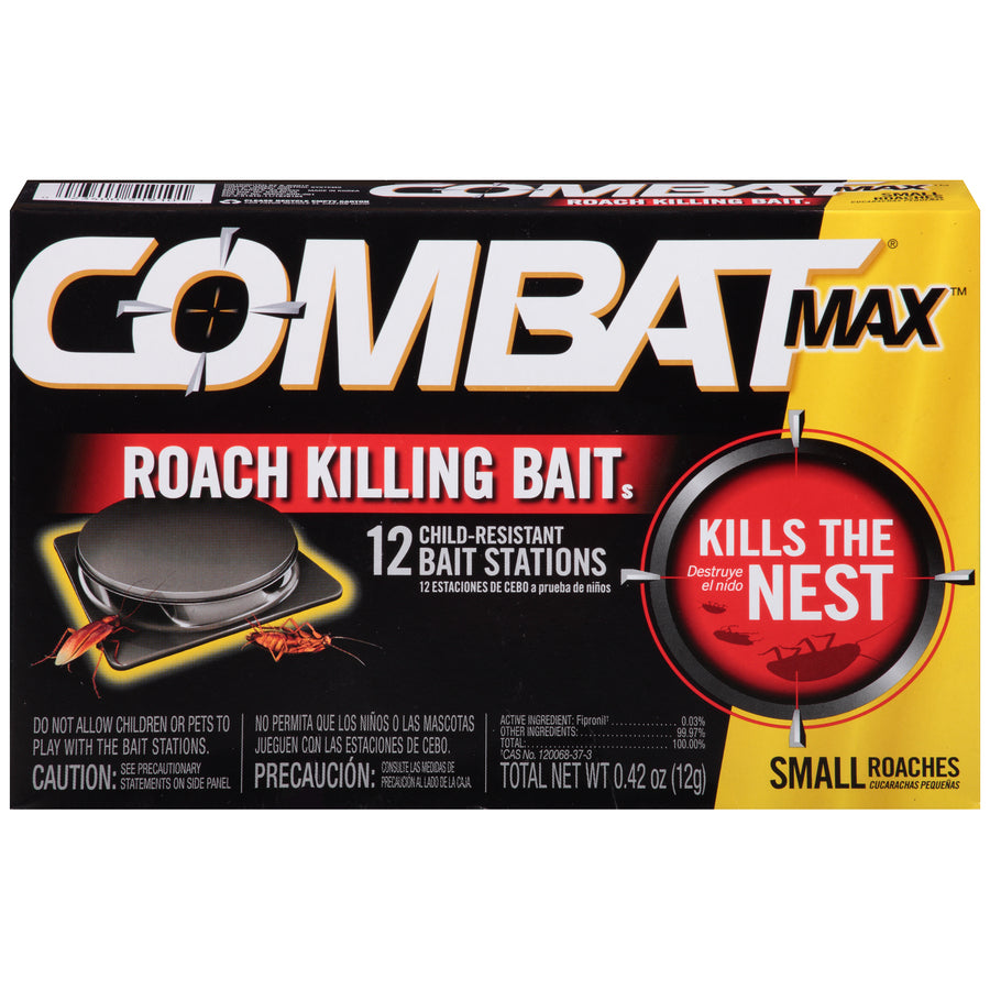 Combat Max SMALL Roach Bait 12 x 12g (0.42 oz)