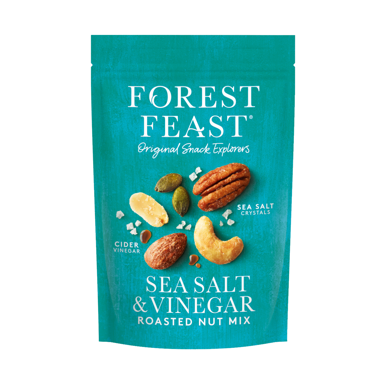 Forest Feast Sea Salt & Cider Vinegar Nut Mix NK 8 x 120g