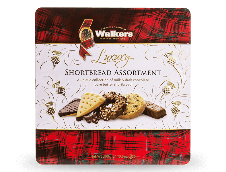 Walkers Tin Chocolate Shortbread Assortment 6 x 300g
