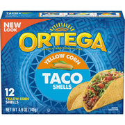 Ortega Yellow Taco Shell 6 x 140g (4.9oz)