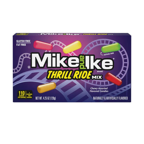 Mike & Ike Thrill Ride Mix Box 12 x 120g