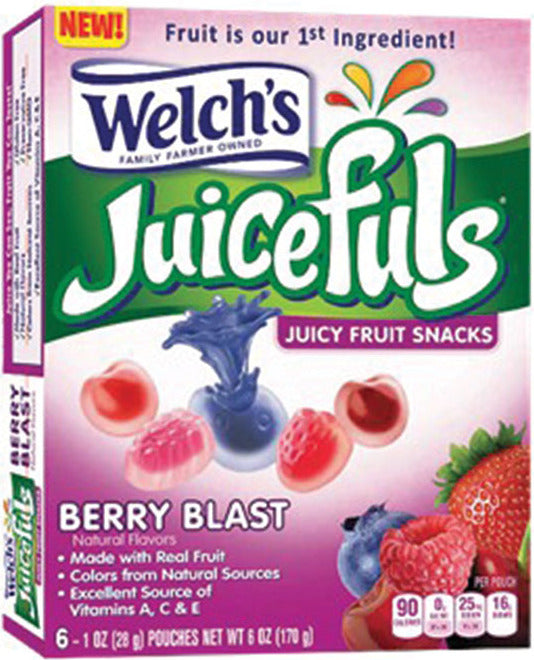 Welchs Juicefuls Berry Blast 8 x 170g (6oz) NK