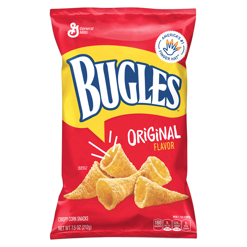 Bugles Original Crispy Corn Snack 8 x 212g (7.5oz) NK