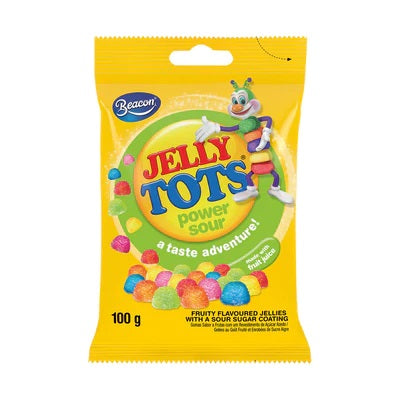Beacon Jelly Tots Power Sour 40 x 100g