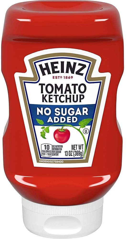 Heinz No Sugar Added Ketchup 6 x 369g
