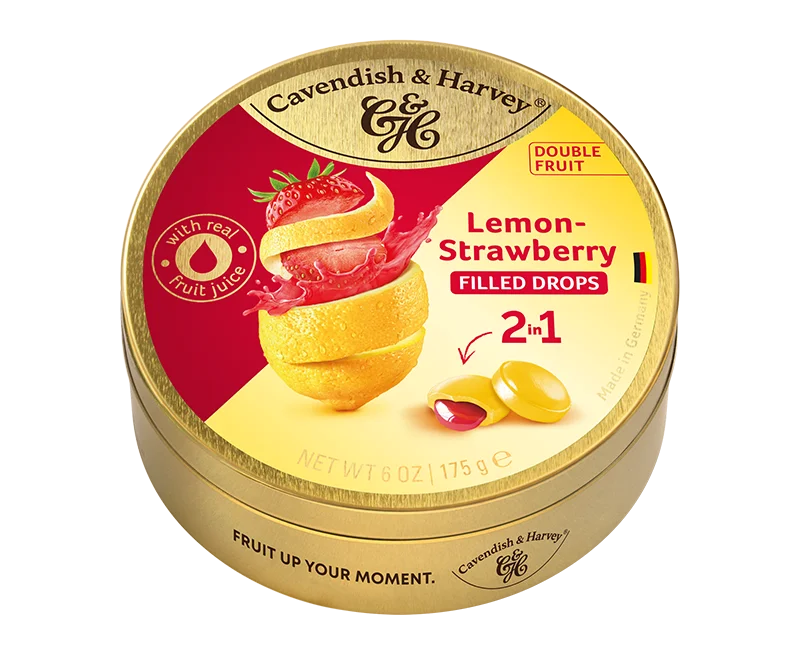 Cavendish & Harvey Lemon with Strawberry Filling NK 9 x 175g