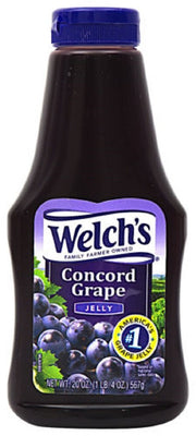 Welchs Grape Jelly Squeeze 12 x 566g (20oz) NK