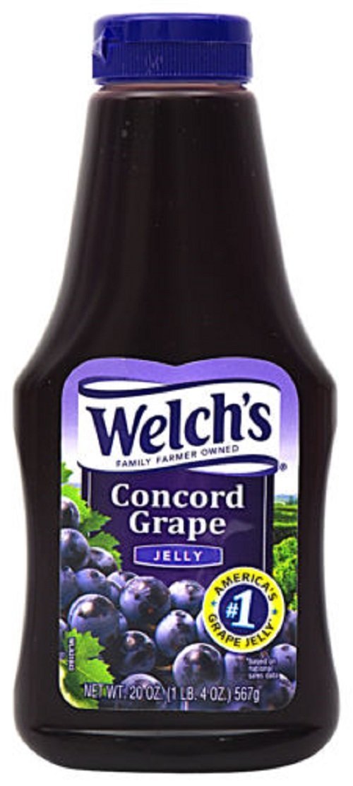 Welchs Grape Jelly Squeeze 12 x 566g (20oz) NK