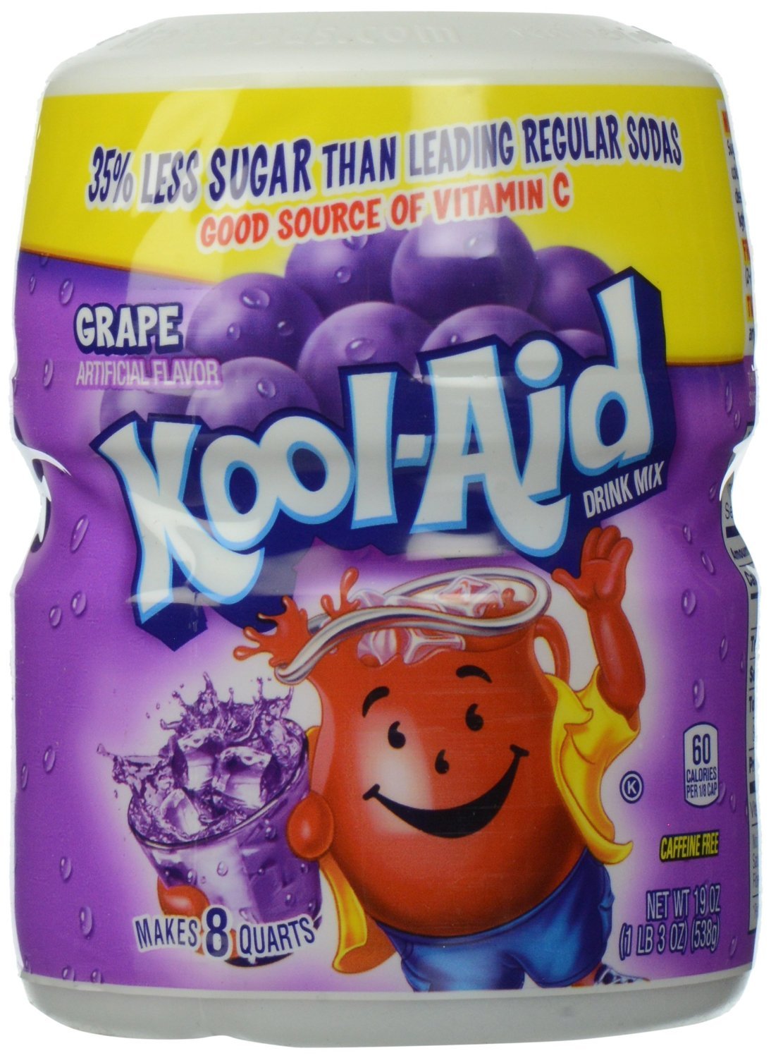 Kool Aid Grape Drink Mix 12 x 538g (19oz)