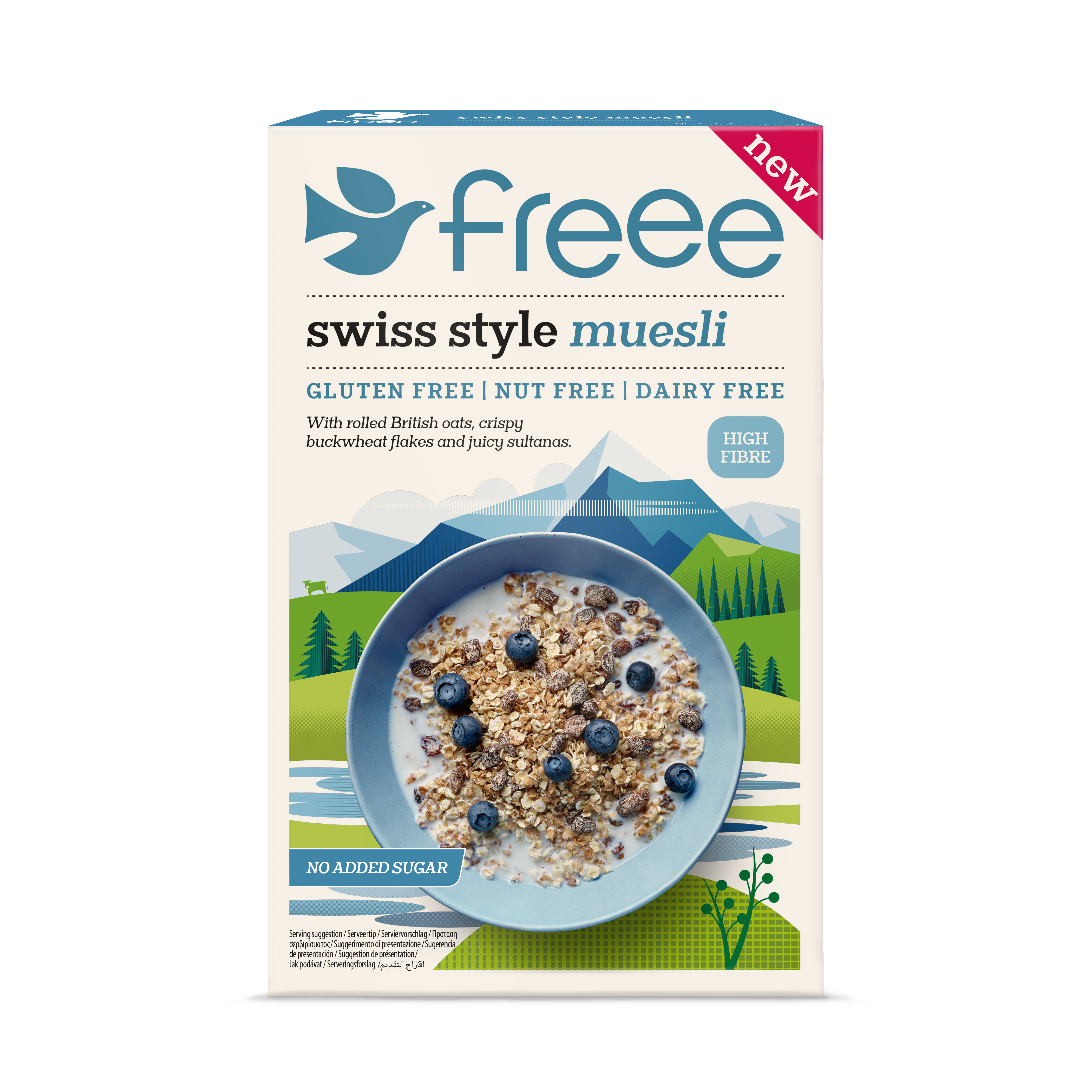 Doves Farm Swiss Style Muesli 5 x 450g