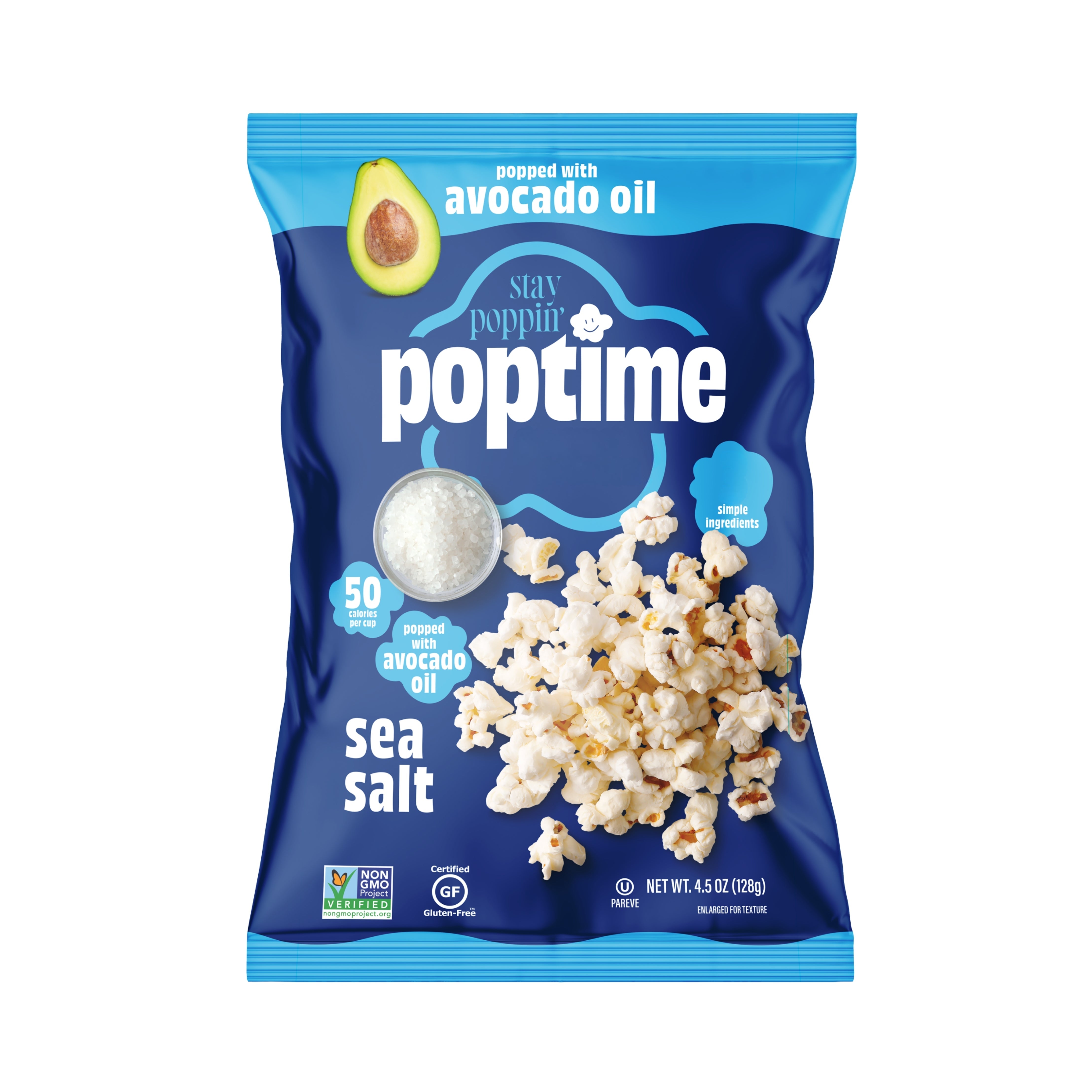 Poptime Sea Salt AVO  12 x 128g