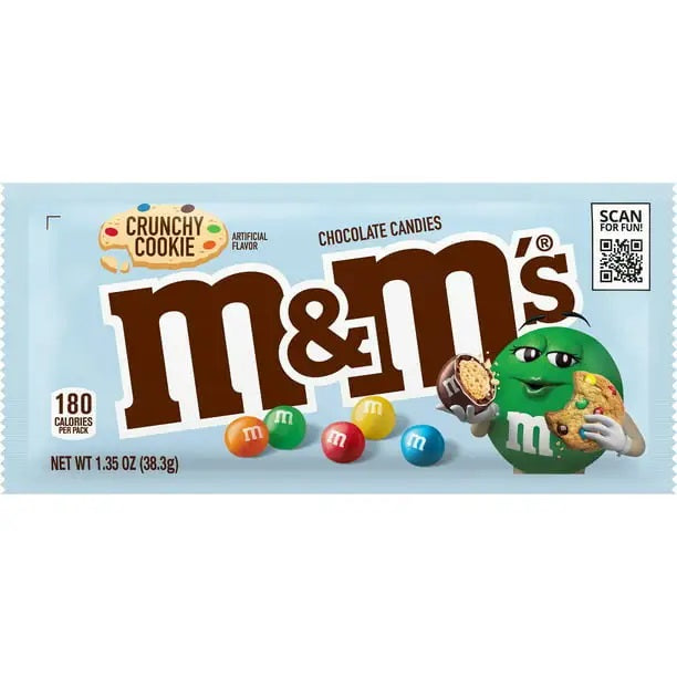 M&M Crunchy Cookie 24 x 38.3g (1.35oz)