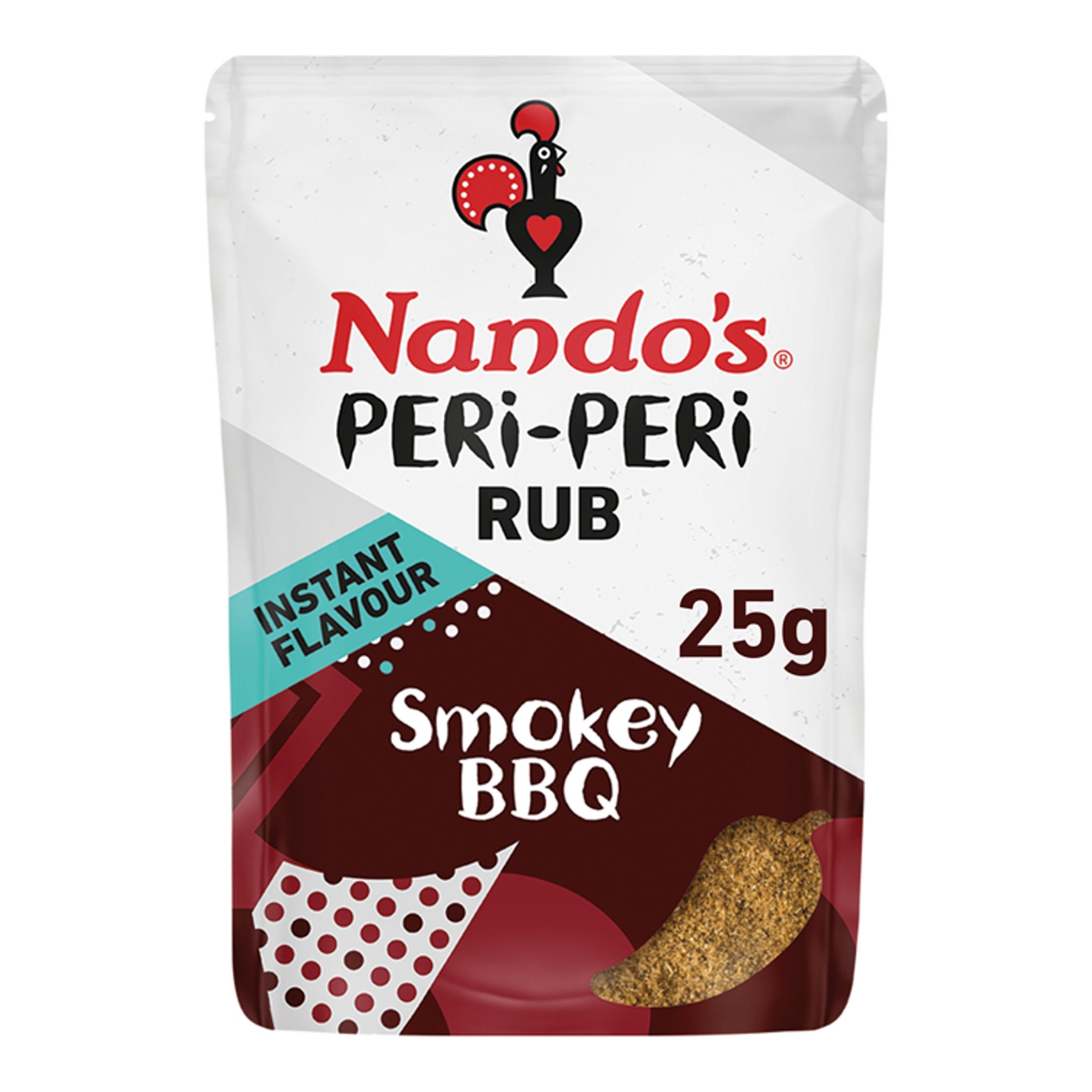 Nandos Smokey BBQ Peri-Peri Rub 12 x 25g