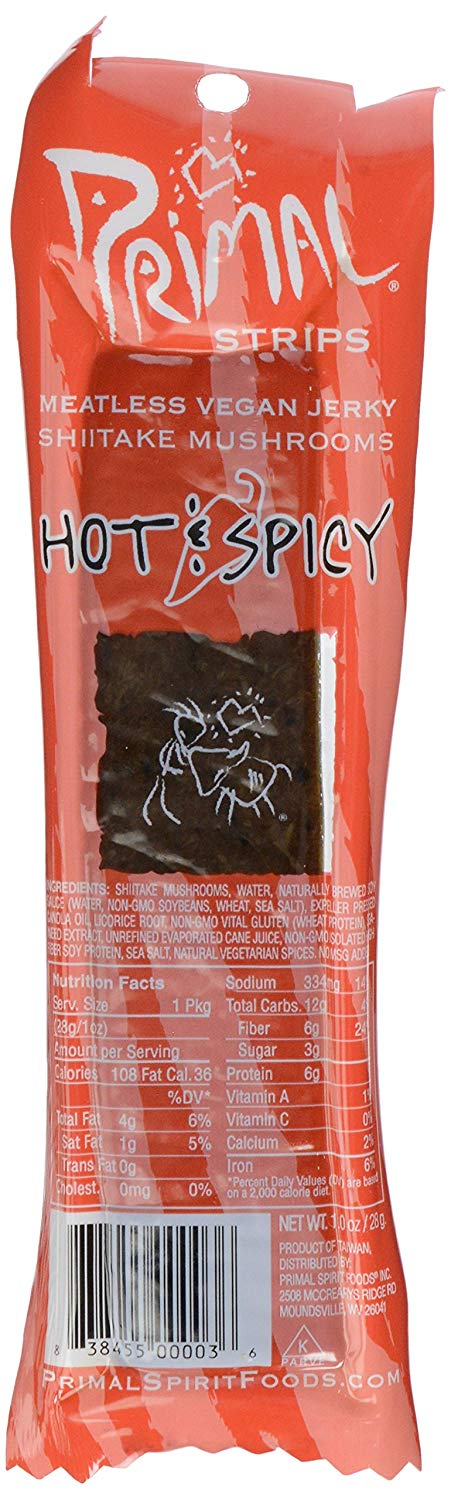 Primal Strips Hot & Spicy 24 x 28g NK