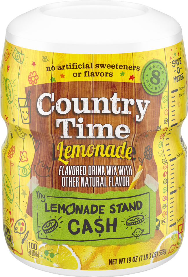 Country Time Lemonade Mix 12 x 538g (19oz)