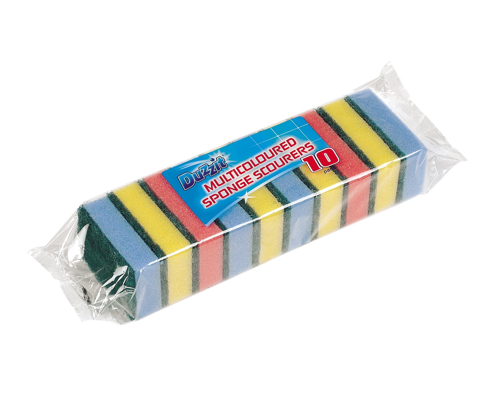 151 Duzzit Sponge Scourers 10Pk 40 x 40